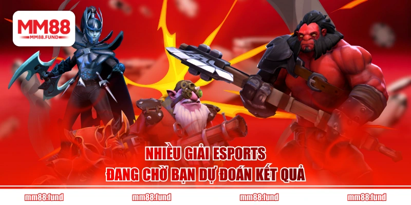 Nhiều giải esports đang chờ bạn dự đoán kết quả